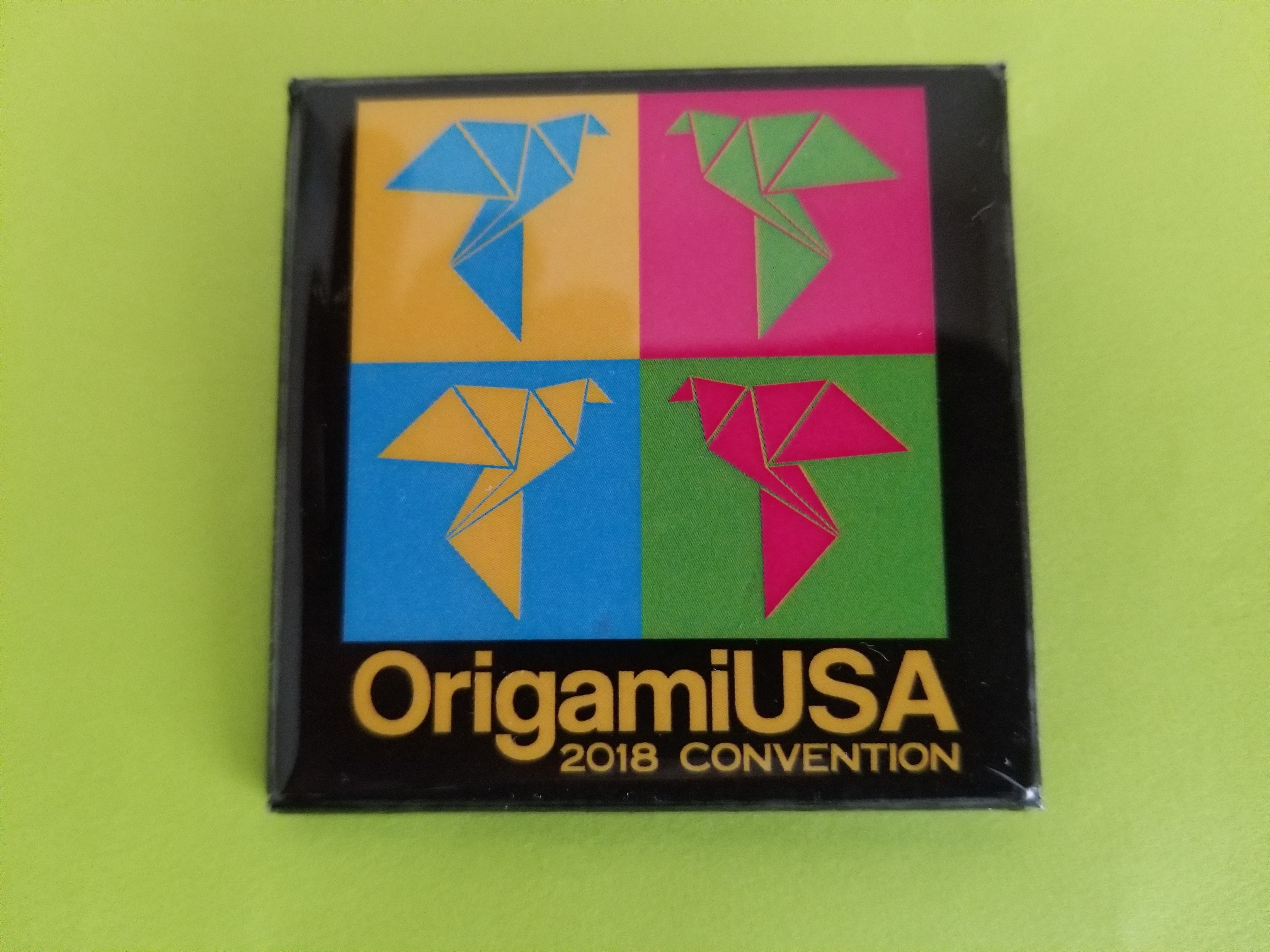 OrigamiUSA 2018 Convention Pin